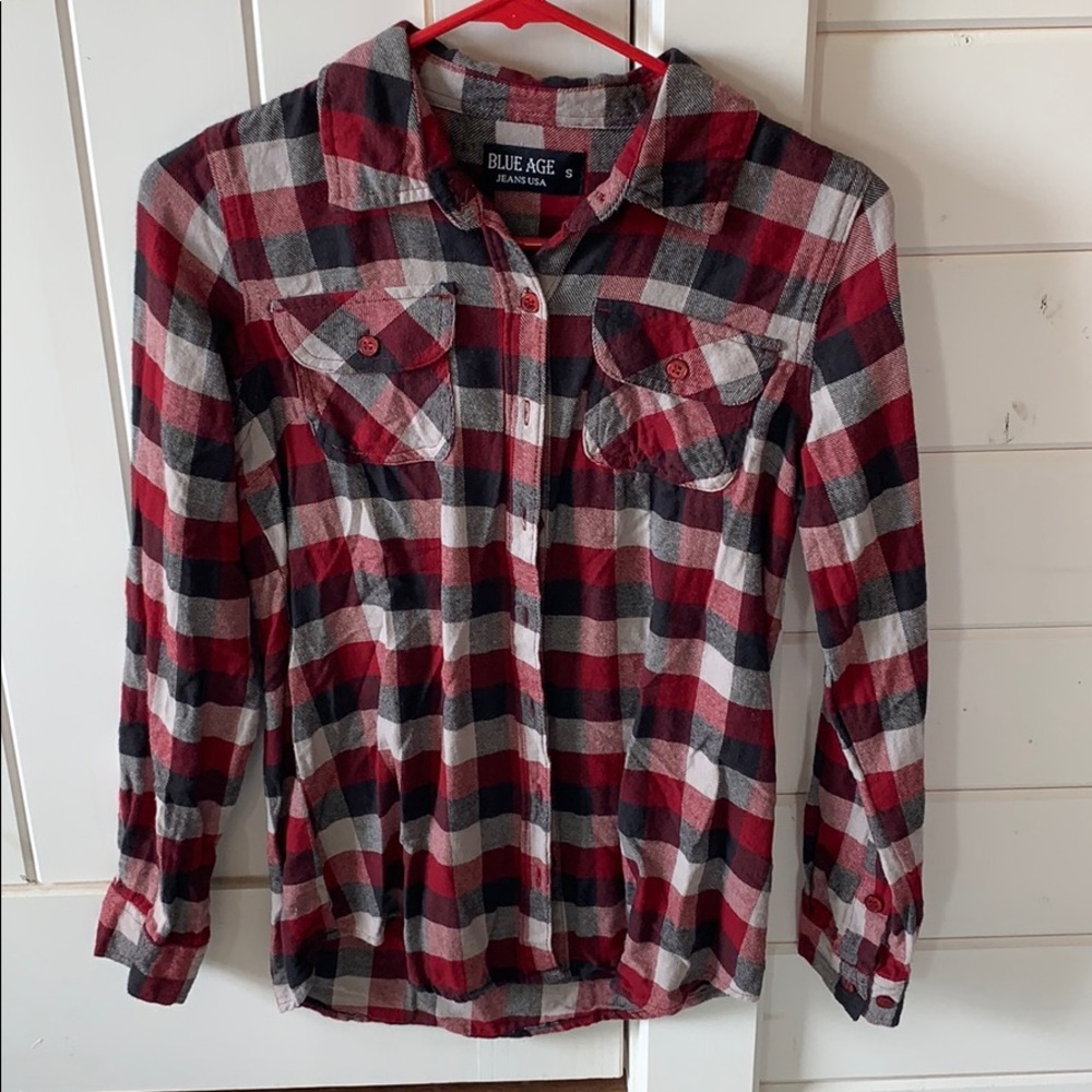 Thin, soft flannel